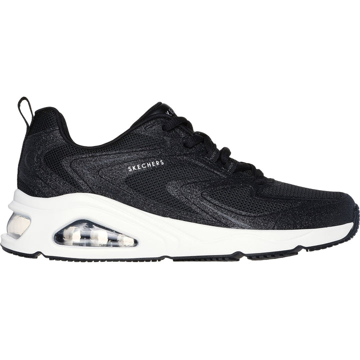Women's Wide Fit Skechers 177411 Tres-Air Uno Glit Airy Trainers