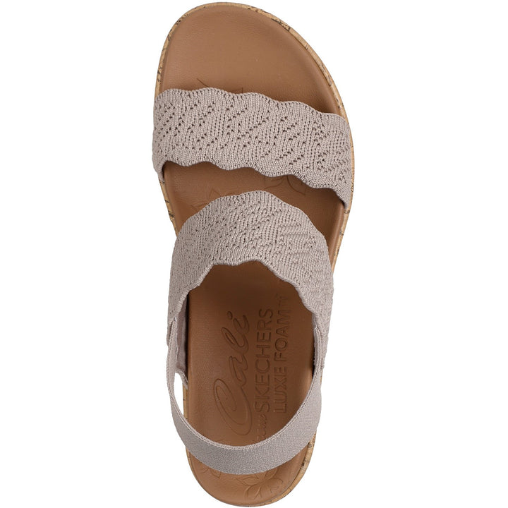 Women's Wide Fit Skechers 119591 Everlee Timeless Touch Sandals