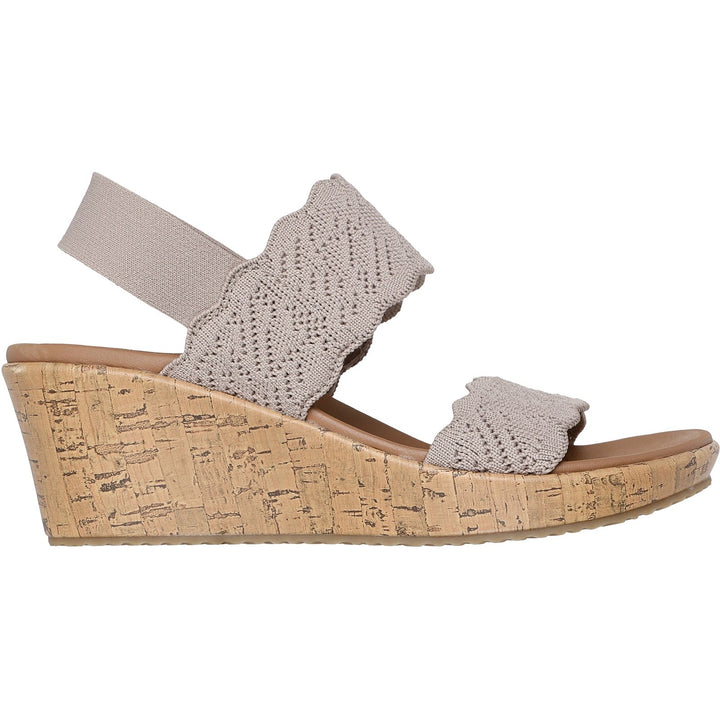 Women's Wide Fit Skechers 119591 Everlee Timeless Touch Sandals