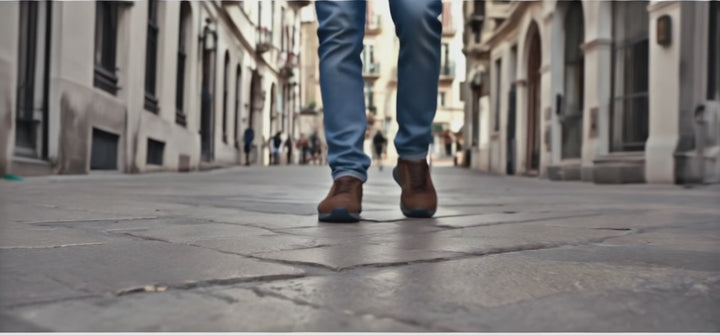 Women's Wide Fit Tredd Well Legend Trainers - Brown