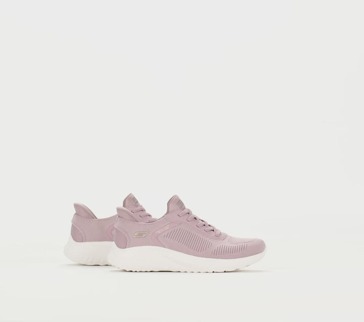 Women's Wide Fit Skechers 117497W Slip-ins Sport Squad Chaos Trainers