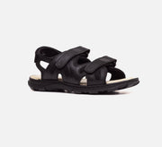 Mens Wide Fit Sandals Ashley Sandals by Tredd Well - Black
