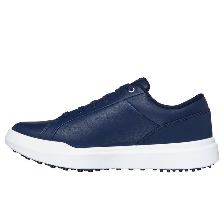 Men's Relaxed Fit Skechers 214128 Go Golf Drive 6 Waterproof Trainers in Black/White - Image 1