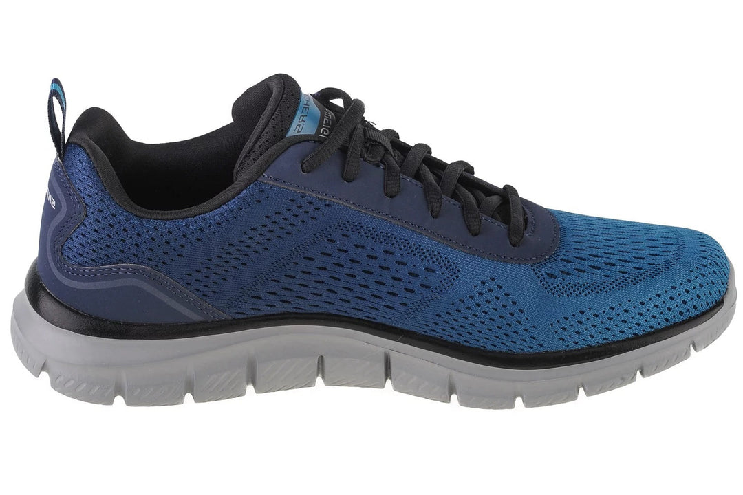 Men's Wide Fit Skechers 232399 Track-Ripkent Walking Trainers in Black/Charcoal - Image 11