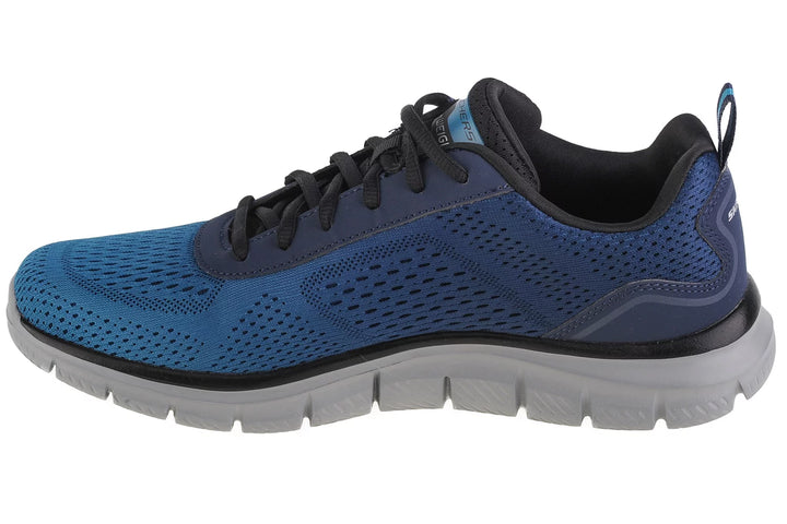 Men's Wide Fit Skechers 232399 Track-Ripkent Walking Trainers in Black/Charcoal - Image 1
