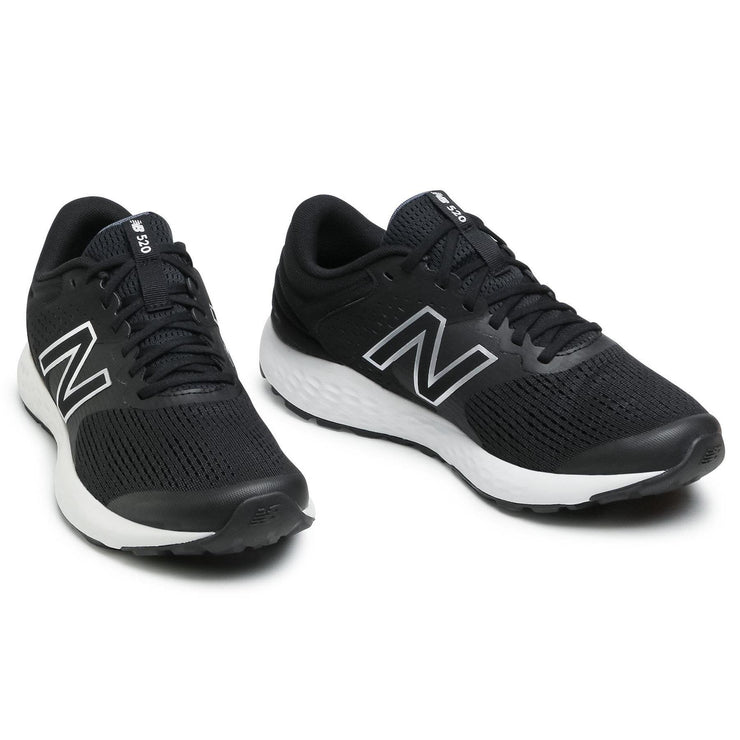 Womens Wide Fit New Balance M520LB7 Walking Trainers - Black/White