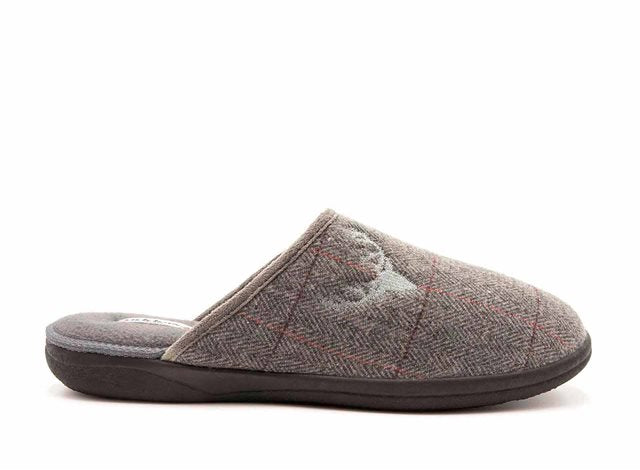 Padders Stag Extra Mule Slippers-5