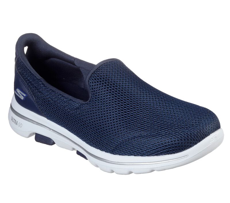 Womens Wide Fit Skechers Go Walk 5-15901 Walking Shoes Skechers