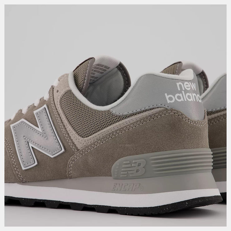 Men's Wide Fit New Balance  ML574EVG Running Trainers - Exclusive - Grey ENCAP