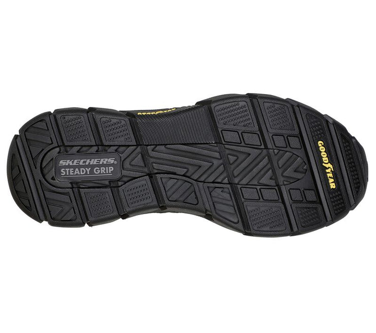 Men's Wide Fit Skechers 204330 Respected Edgemere Good Year Walking Trainers