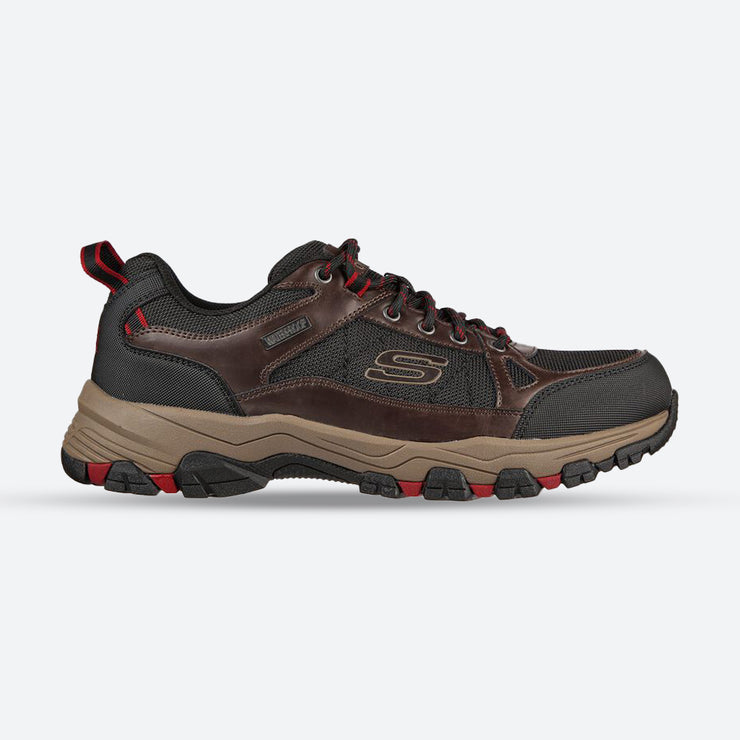 Skechers 204427 Wide Chocolate Black Selmen Hiking Boots-main