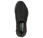 Mens Wide Fit Skechers Flex Advantage 4.0 Tuscan  232230W Black Slip Trainers