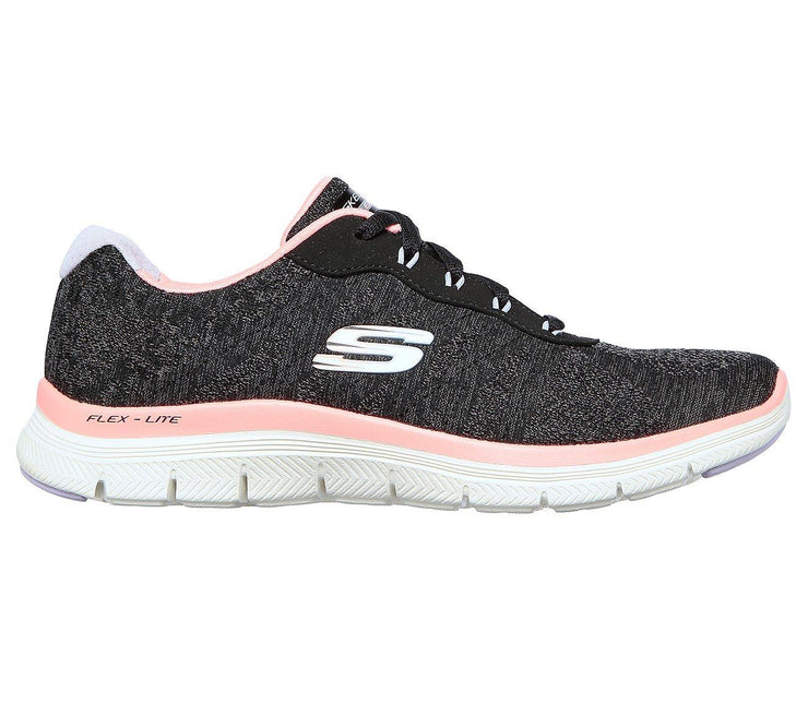 Women's Wide Fit Skechers Flex Appeal 4.0 Fresh Move 149570 Walking Trainers