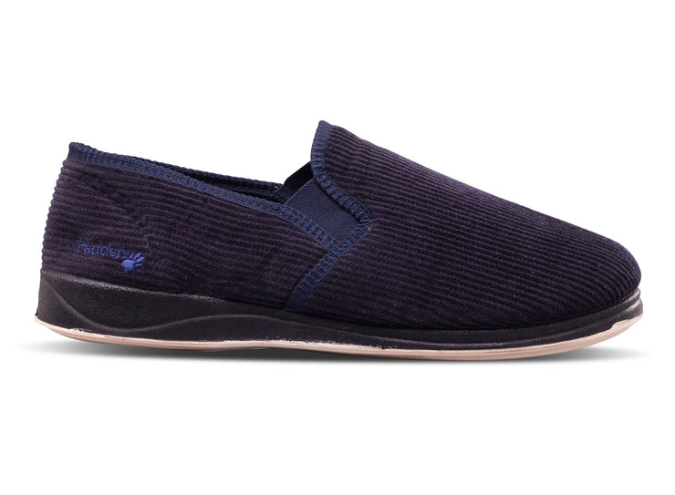 Mens Wide Fit Padders Albert Slip On Slippers