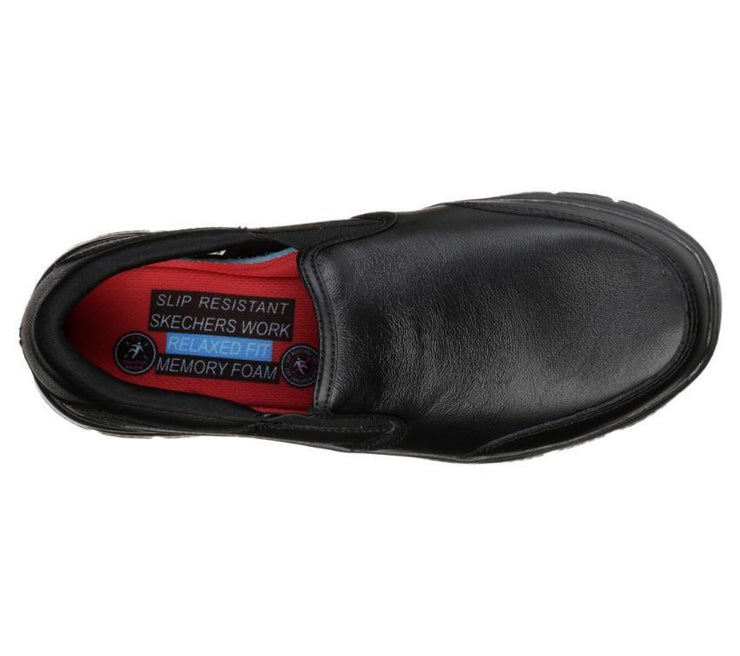 Men's Wide Fit Skechers Work  77071 Bronwood Walking Shoes