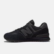 Women's Wide Fit New Balance  ML574EVE Running Trainers - Exclusive - Black ENCAP