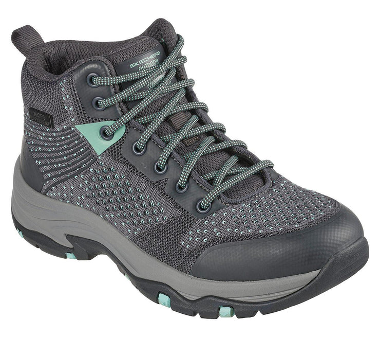 Womens Wide Fit Skechers 158351 Trego Vegan Waterproof Hiking Boots