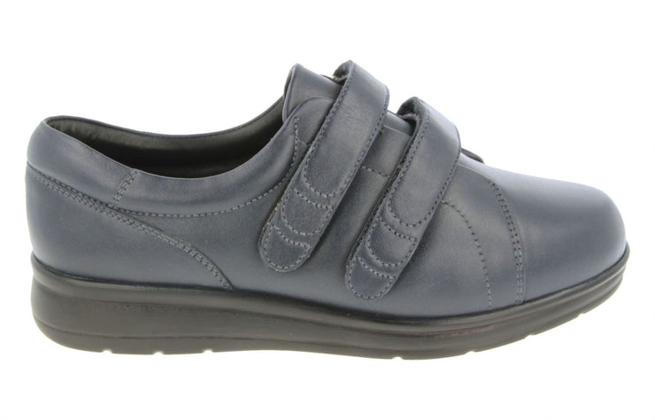 Womens Wide Fit DB Norwich Velcro Shoes