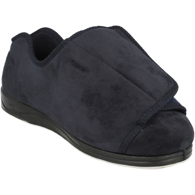 Mens Wide Fit Padders Peter Slippers - Ultra Wide