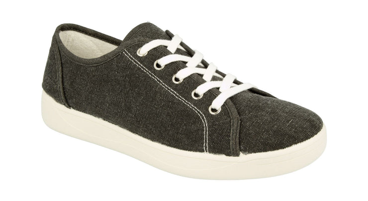 Womens Wide Fit DB Yoko Canvas