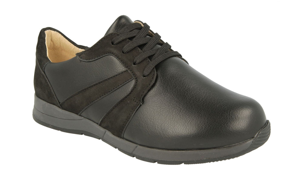 Womens Wide Fit DB Garforth Canvas | DB Shoes | Wide Fit Shoes