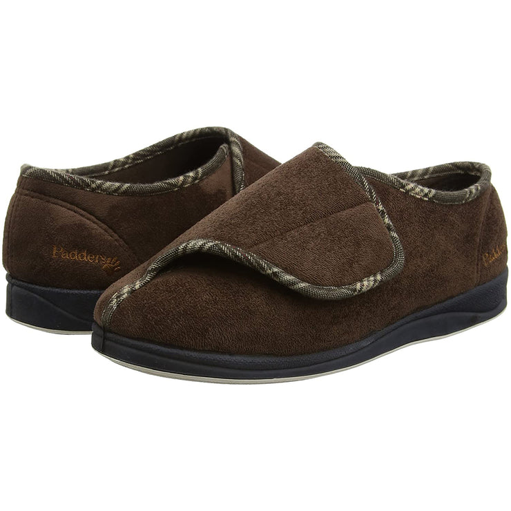 Mens Wide Fit Padders Chris Slippers