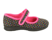 Womens Wide Fit DB Pitsford Slippers