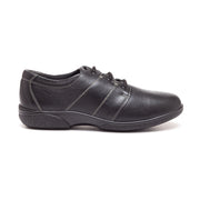 Womens Wide Fit DB Glossop Shoes - Black