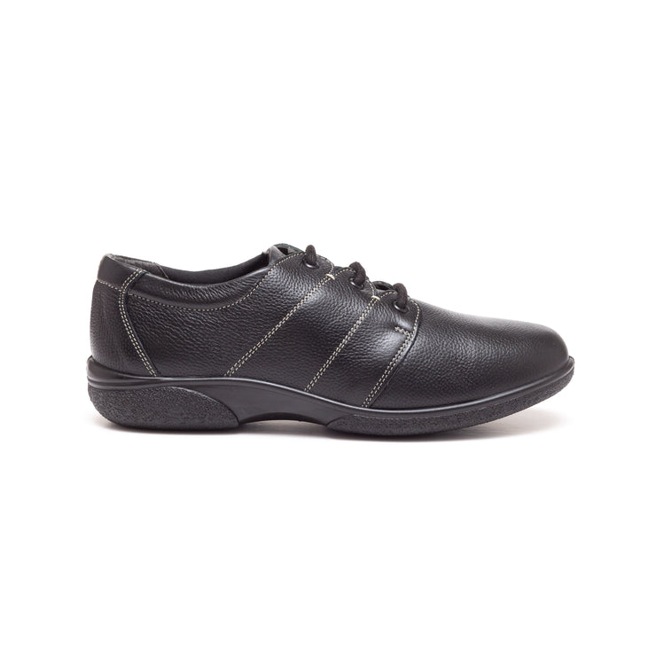Womens Wide Fit DB Glossop Shoes - Black