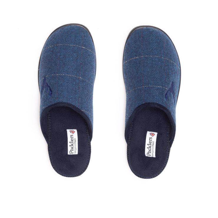 Padders Stag Extra Mule Slippers-4