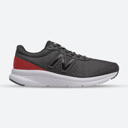 Mens Wide Fit New Balance M411CK2 Walking and Running Trainers - Black/Red