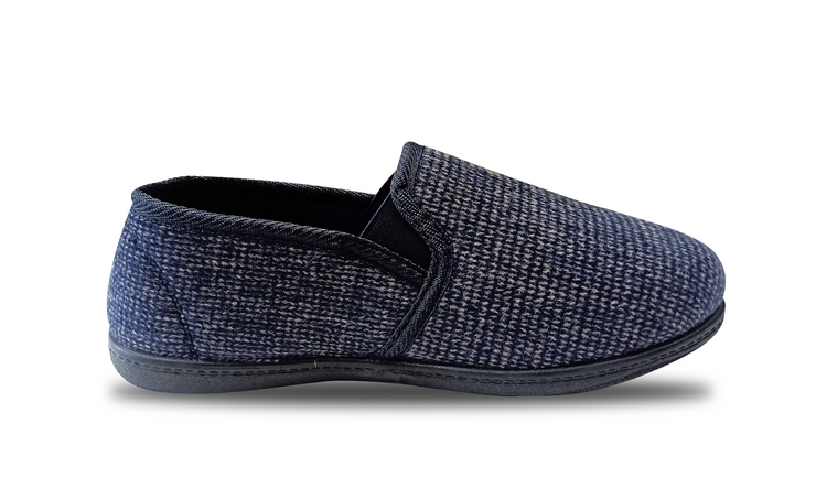 Mens wide house on sale slippers