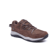 Mens Wide Fit New Balance MW669LC2 Brown Hiking Trainers