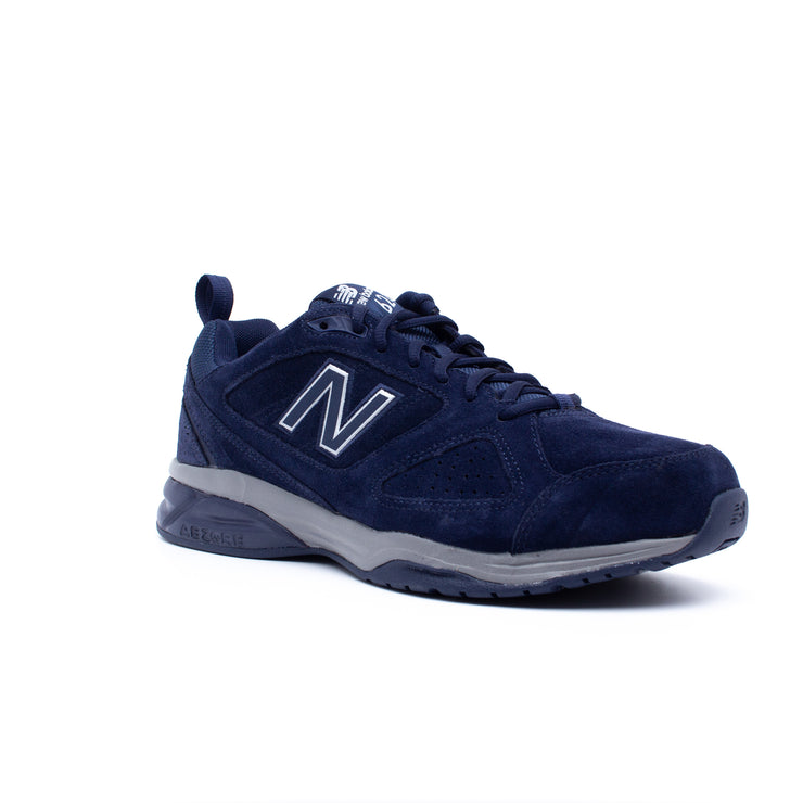 Mens New Balance Wide Fit MX624V4 Navy Trainers - By Wide fit shoes ABZORB