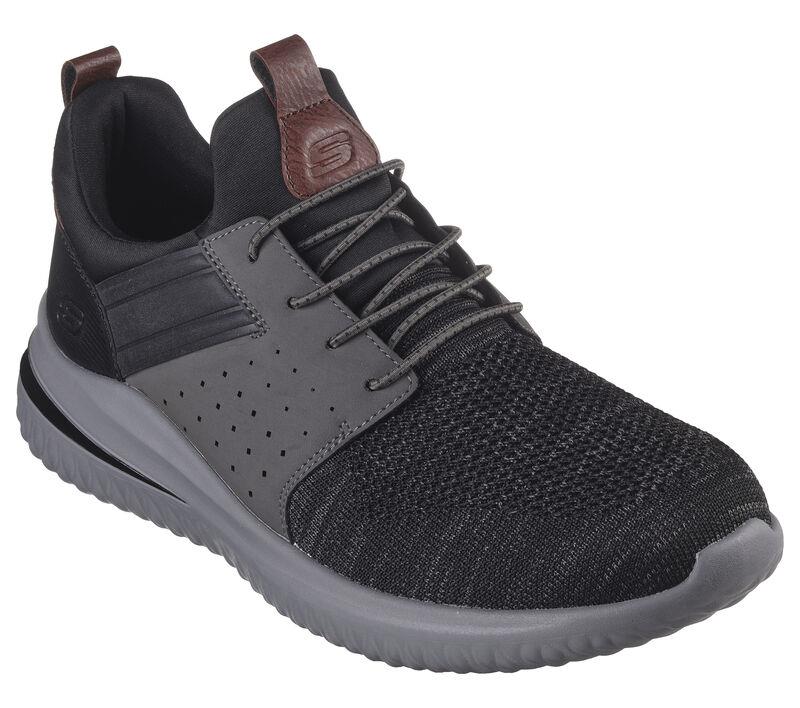 Men's Wide Fit Skechers 210238 Delson 3.0 Cicada Walking Trainers ...