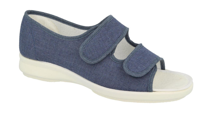 Womens Wide Fit DB Cora Canvas Shoes