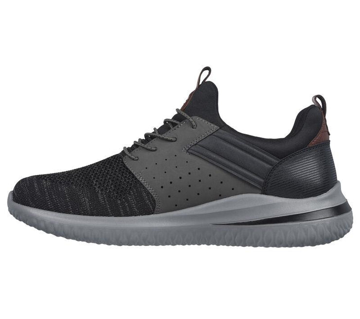 Men's Wide Fit Skechers 210238 Delson 3.0 Cicada Walking Trainers ...
