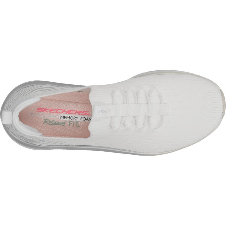 Women's Wide Fit Skechers Let It Glow- 149366 D'lux Walker Relaxed Fit Trainers