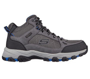 Men's Wide Fit Skechers 204477 Selmen Melano Hiking Boots - Grey