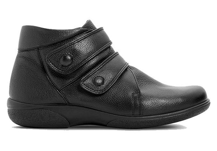 Womens Wide Fit DB Bradwell Black Boots