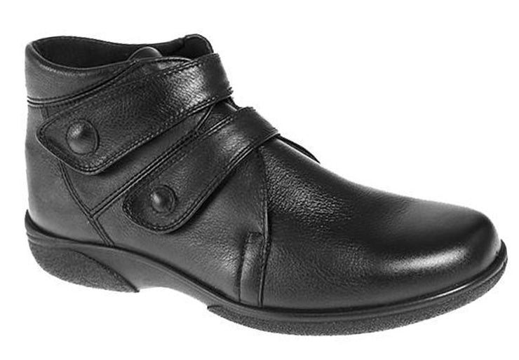 Womens Wide Fit DB Bradwell Black Boots