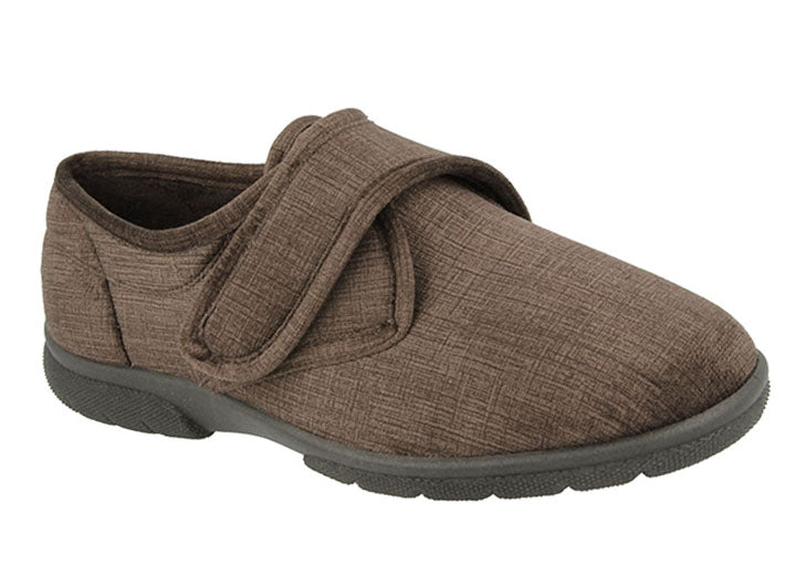 Padders Charles Padders Extra Wide Fit Mens Slippers Mens Wide Fit