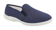 Mens Wide Fit DB Arnold Slip On Canvas Slip On Shoes