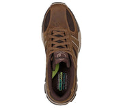 Men's Wide Fit Skechers 204330 Respected Edgemere Good Year Walking Trainers
