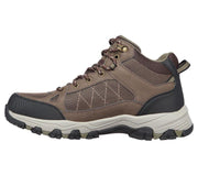 Men's Relaxed Fit Skechers 204477 Selmen Melano Hiking Boots - Chocolate