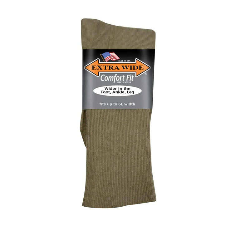 Mens Extra Wide 3803 Dress Socks