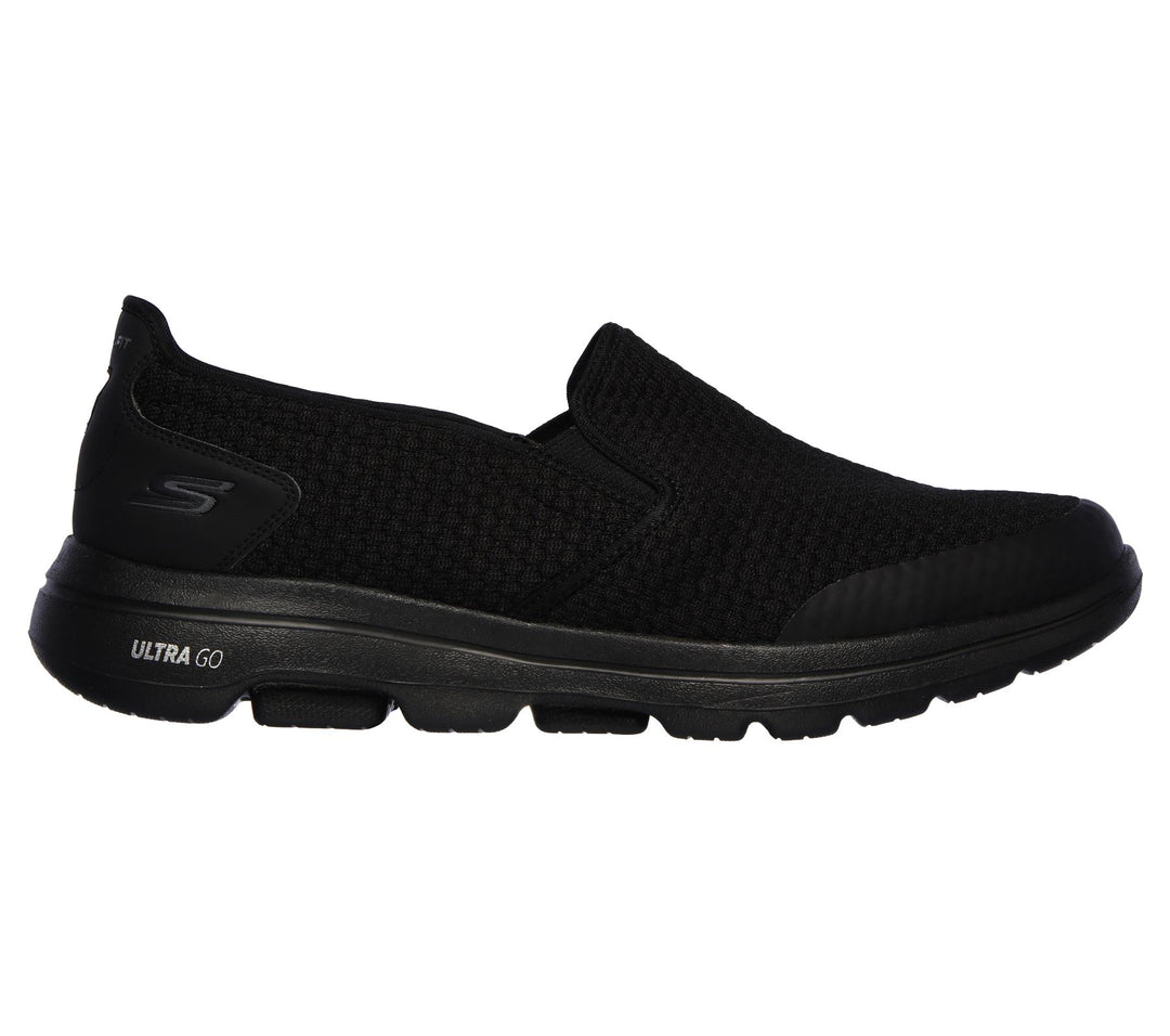 Mens Wide Fit Skechers Go Walk 5-55510 Walking Trainers Skechers