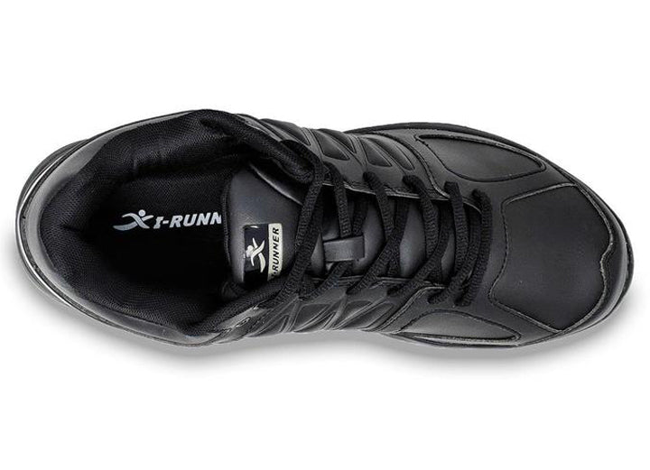 Womens Wide Fit I Runner Pro Leather Trainers