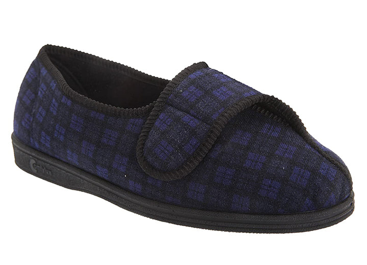 Mens Wide Fit Comfylux Georgie Slippers