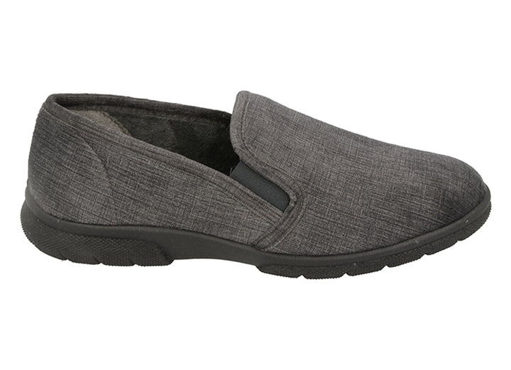 Mens Extra Wide Fit DB Kendal Slip On Slippers